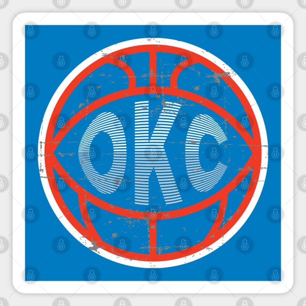 Oklahoma City Basketball 2 Magnet by HooPet